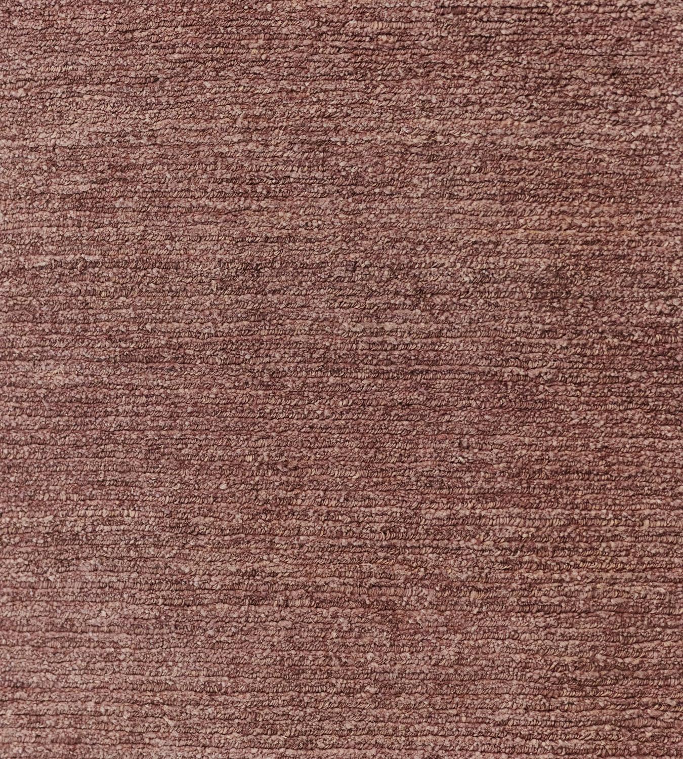 Handwoven Mauve Abrash Hemp Rug In New Condition For Sale In West Hollywood, CA