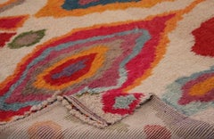 Modern Abstract Turkish Rug Angora Wool Rug - FREE SHIPPING