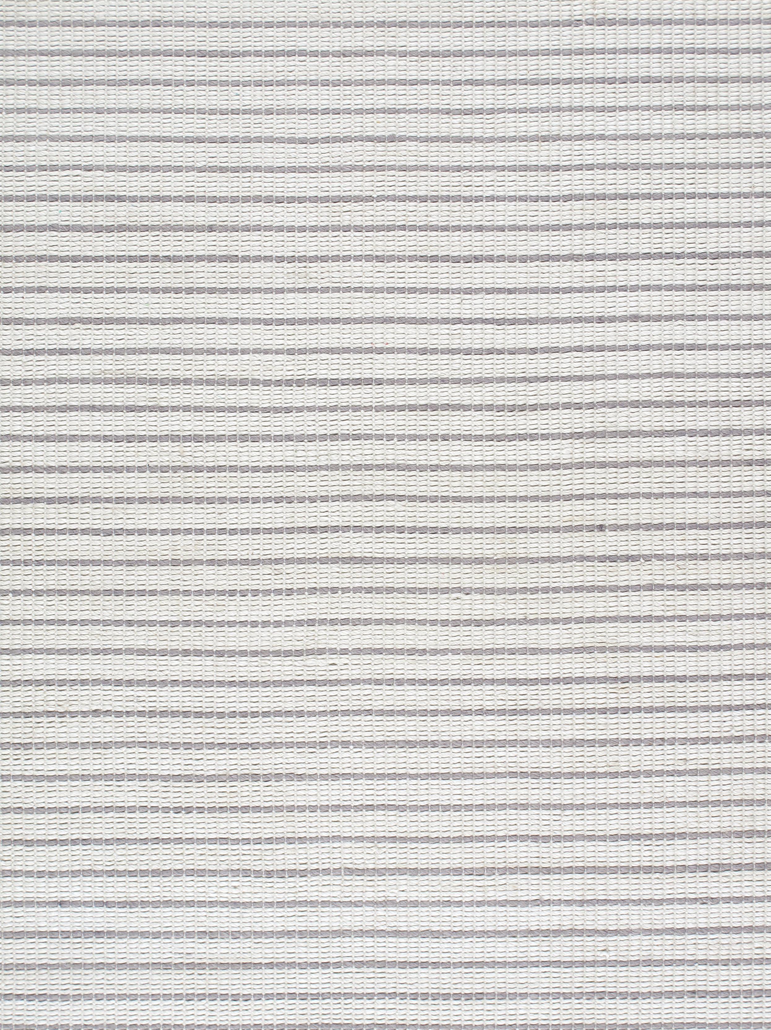 Handgewebter moderner Teppich aus neuseeländischer Merinowolle - Minimales neutrales Design (Wolle) im Angebot