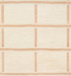 Handwoven Modern Rug in Scandinavian Minimalist Style