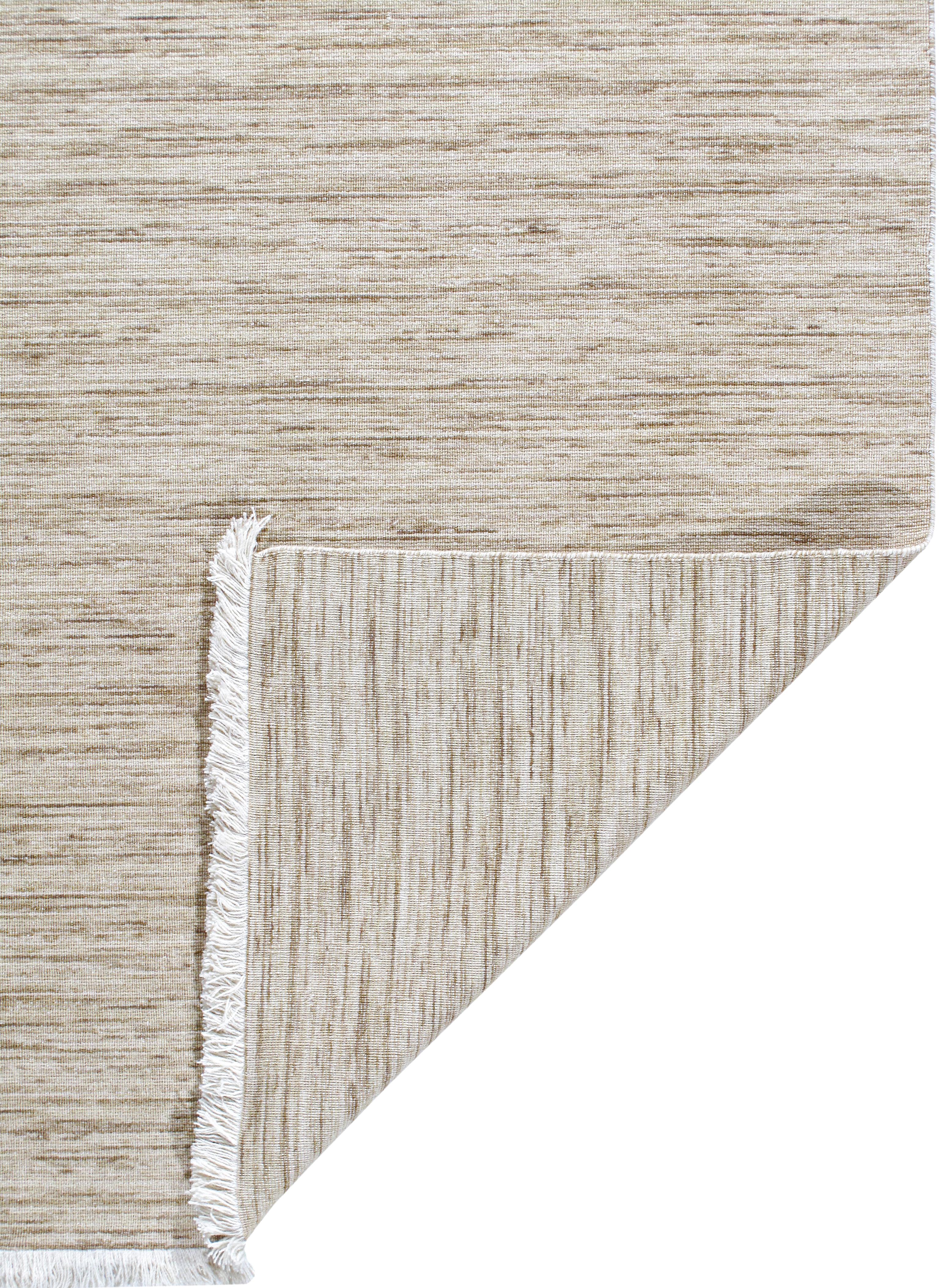 Tappeto moderno intrecciato a mano  Lana Merino neutra, design minimalista e rilassante in vendita 3