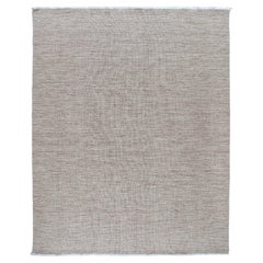 Tappeto moderno intrecciato a mano  Lana Merino neutra, design minimalista e contemporaneo