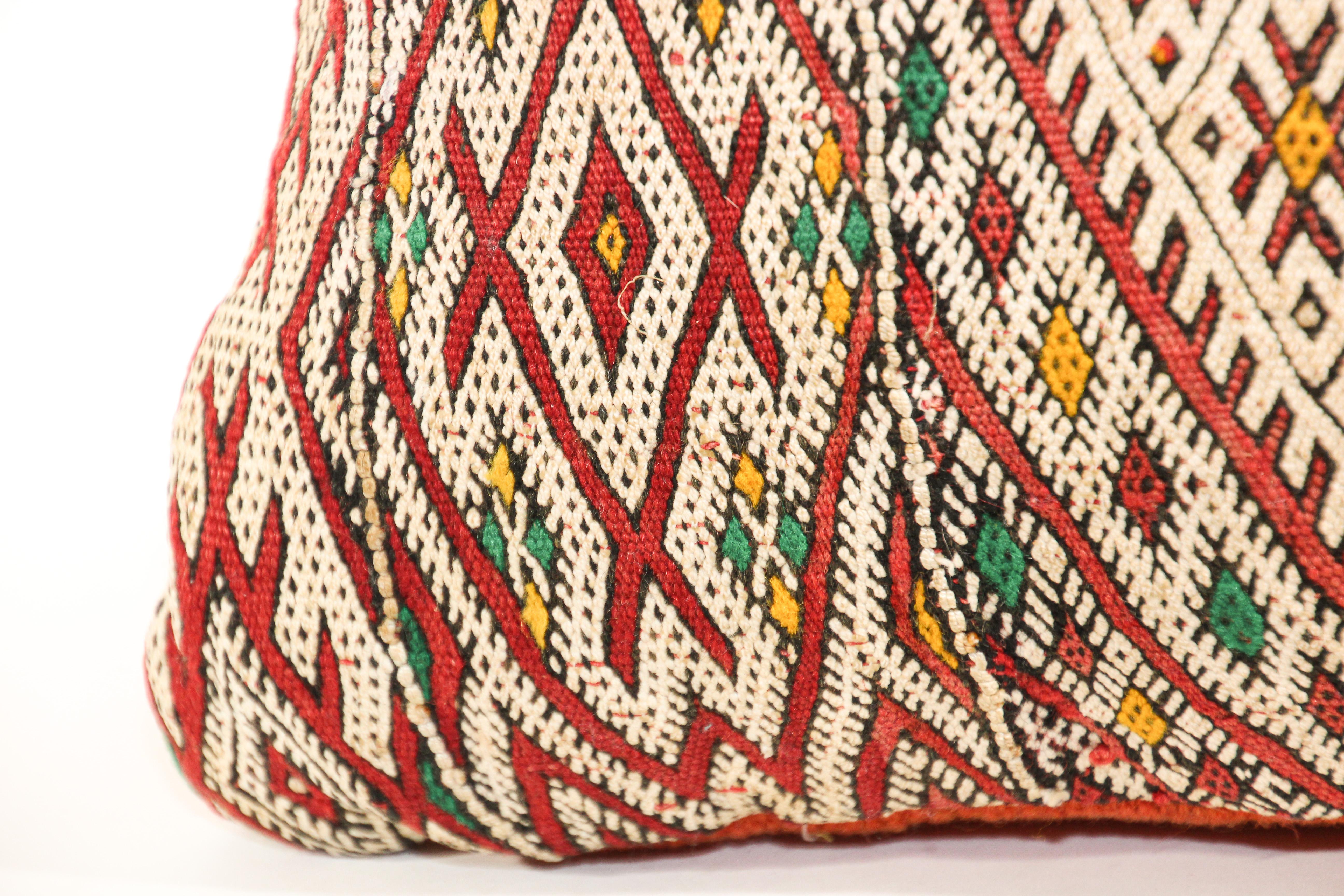 Handwoven Moroccan Berber Pillow For Sale 1