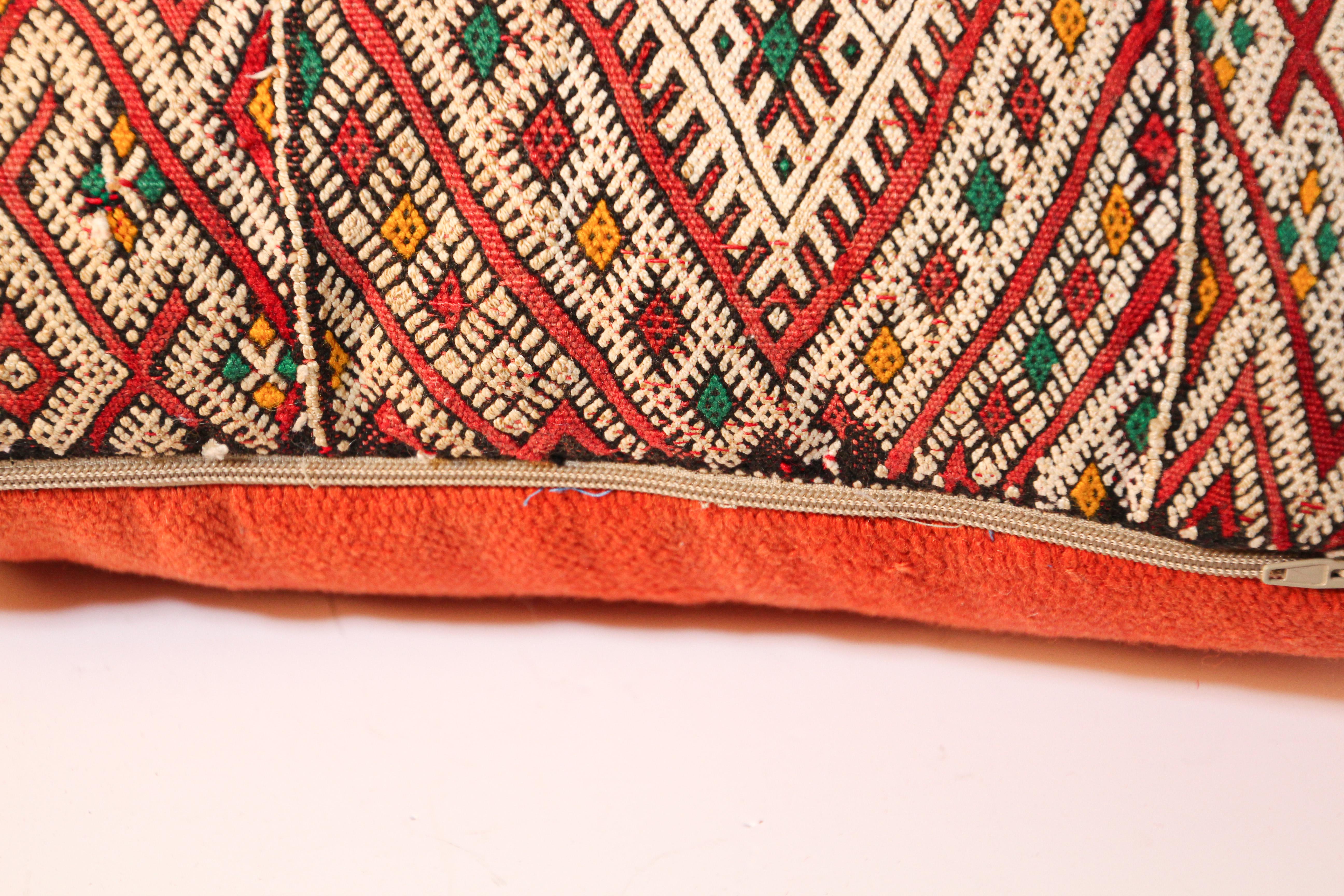 Handwoven Moroccan Berber Throw Pillow 3