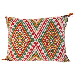 Authentic Used Moroccan Berber Throw Pillow