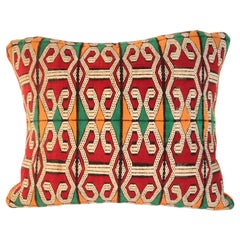 Vintage Handwoven Moroccan Tribal Berber Throw Pillow