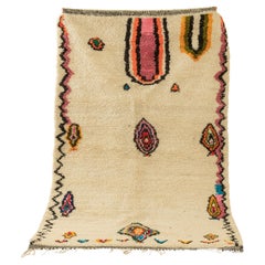 Handgewebter marokkanischer Berberteppich aus 100 % Wolle