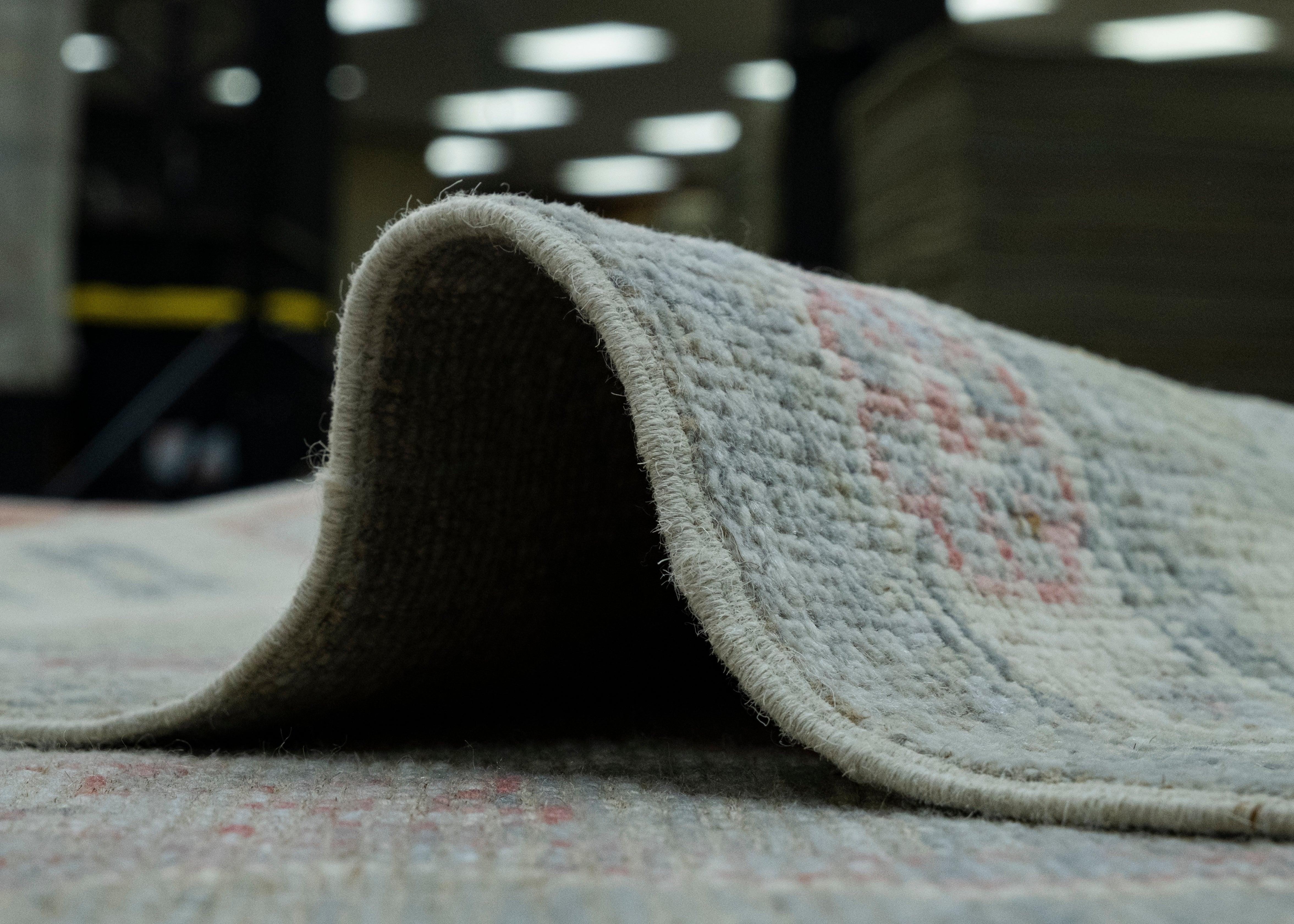 Handwoven Oushak Rug 10'4