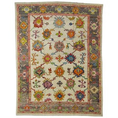 Handwoven Oushak Rug 11'5" x 14'8" #17850