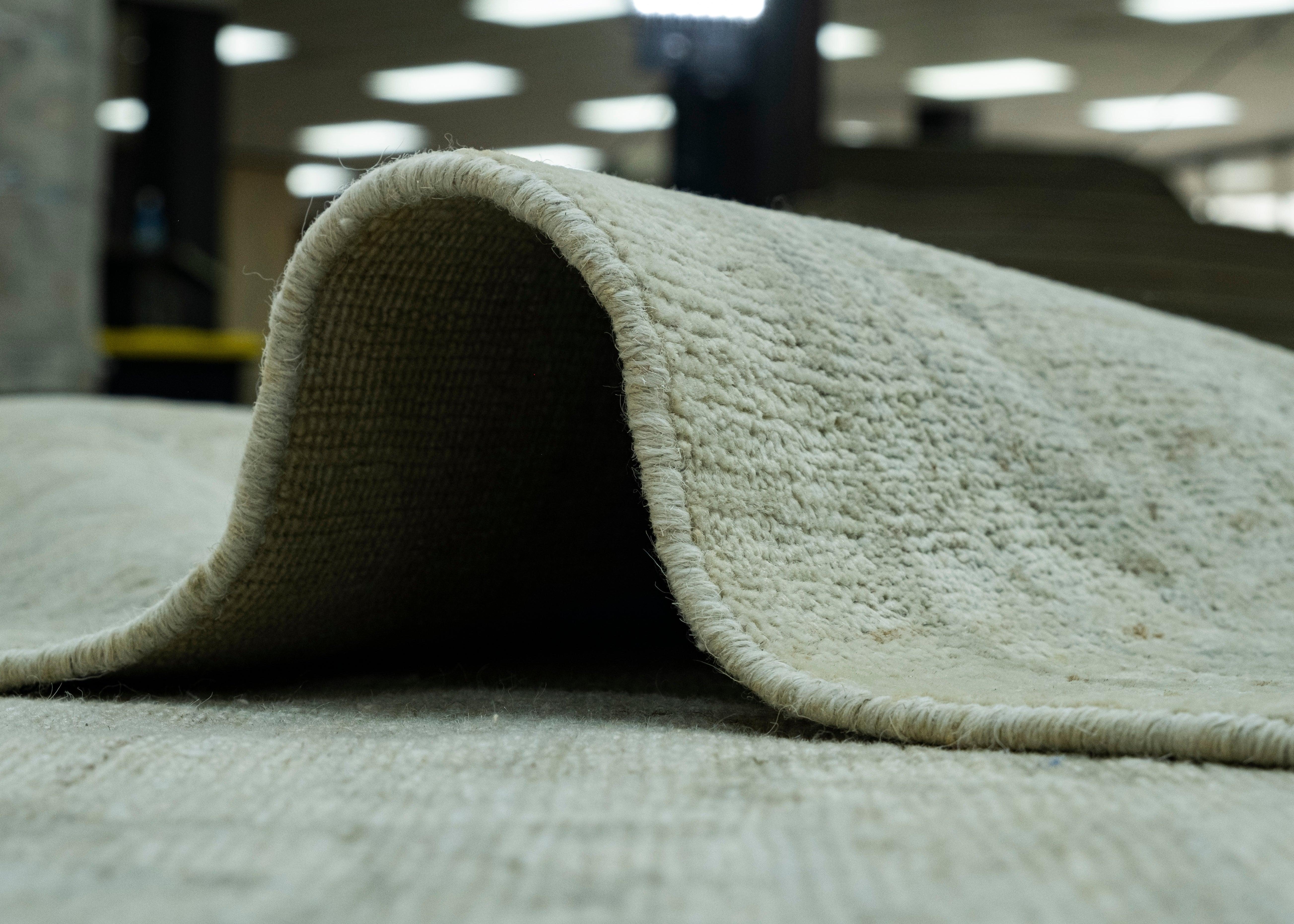 Handwoven Oushak Rug 13'8