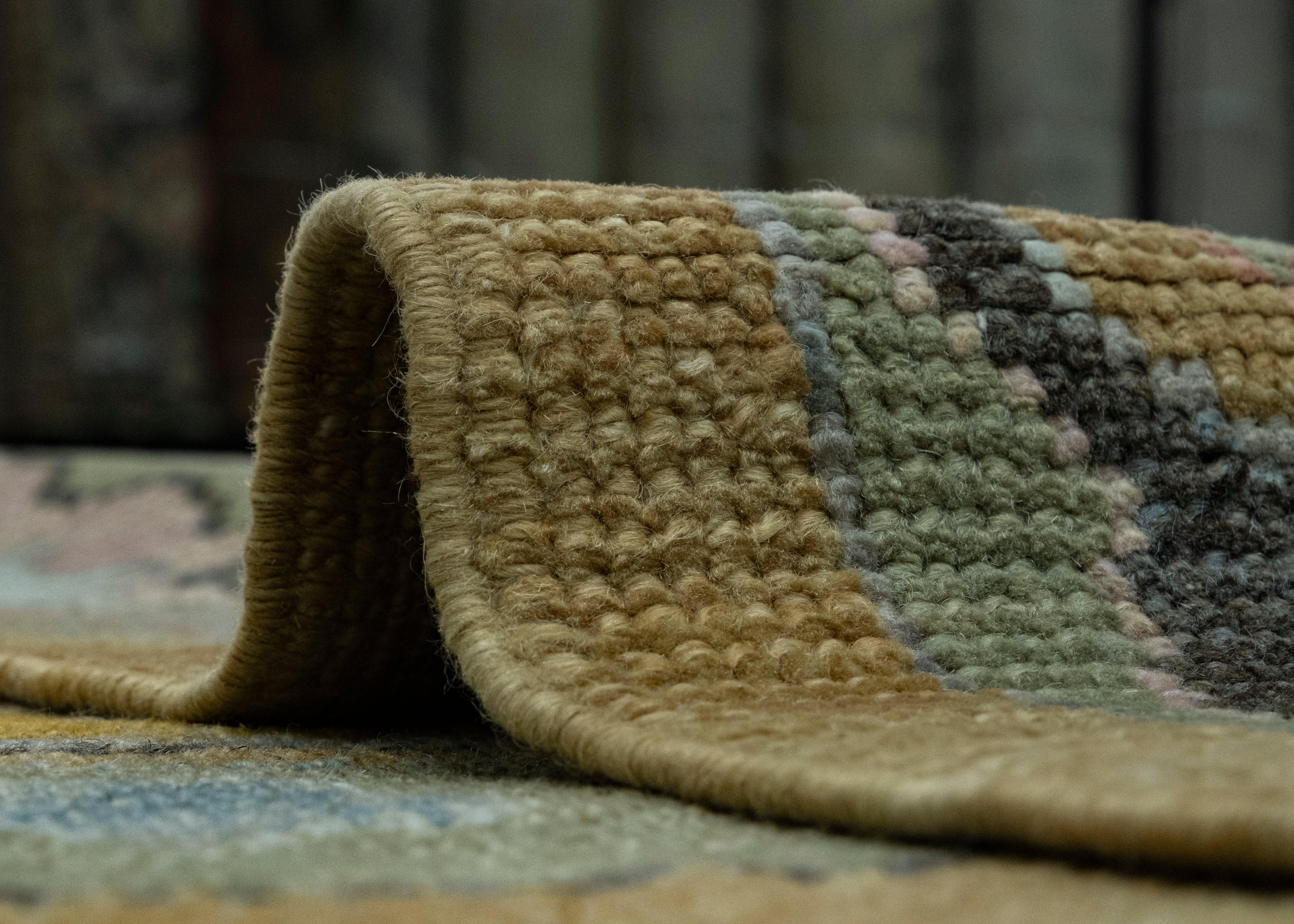 Tapis Oushak tissé à la main 4'2