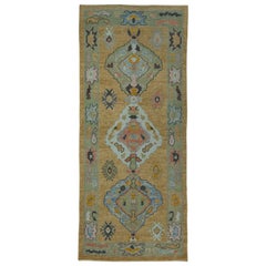 Handwoven Oushak Rug 4'2" x 9'11" #17654