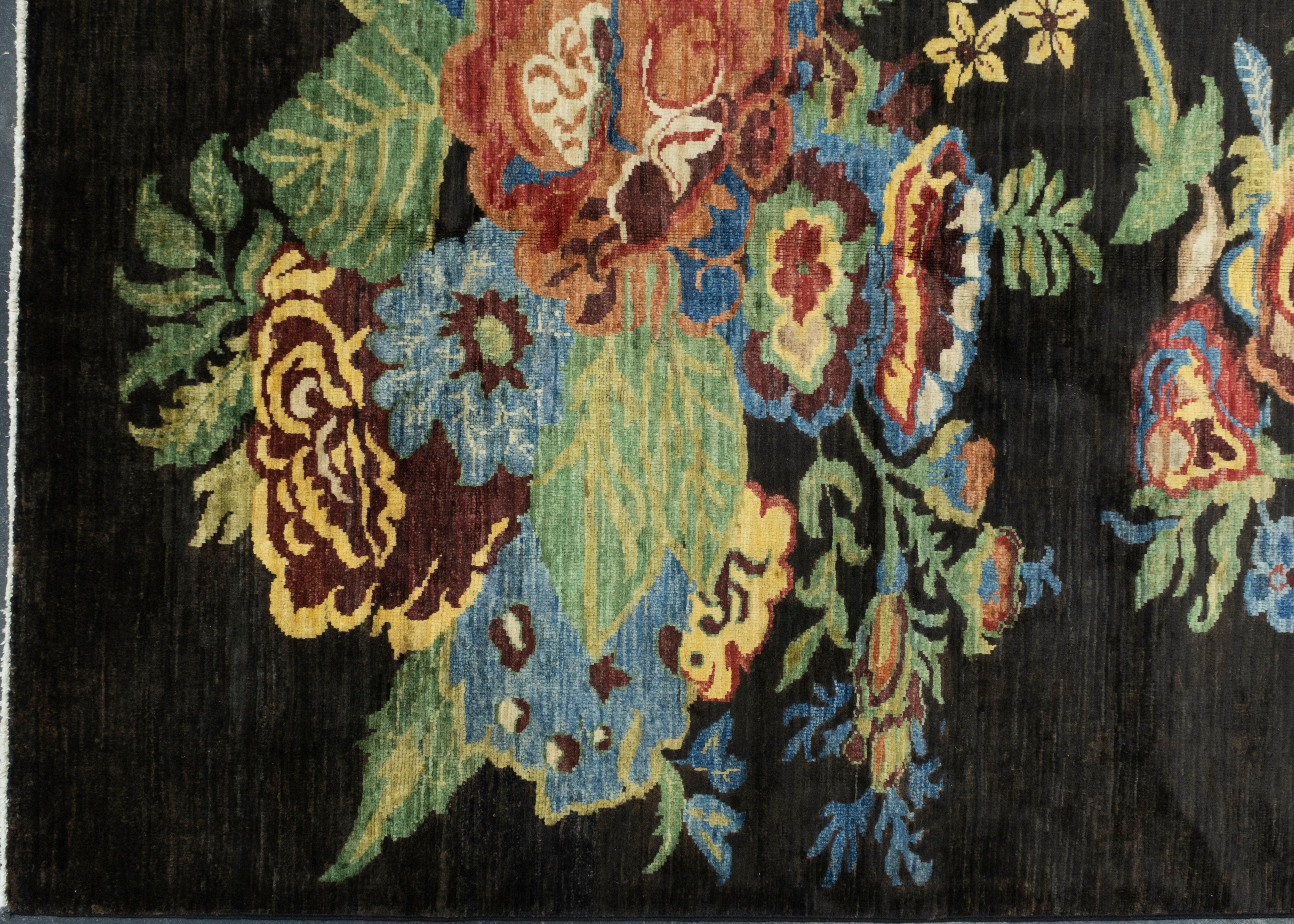 Turkish Handwoven Oushak Rug 5'8