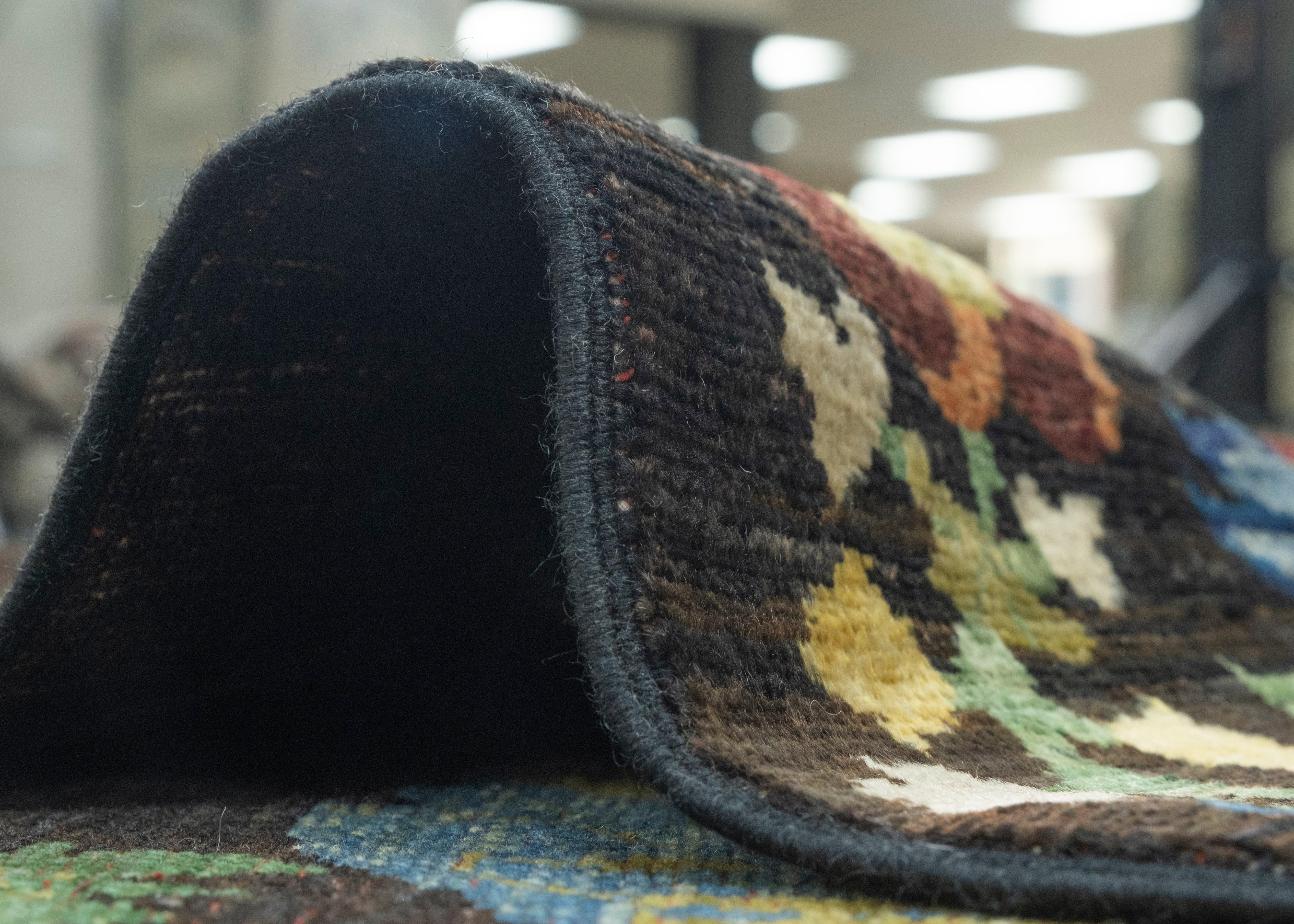 Wool Handwoven Oushak Rug 5'8