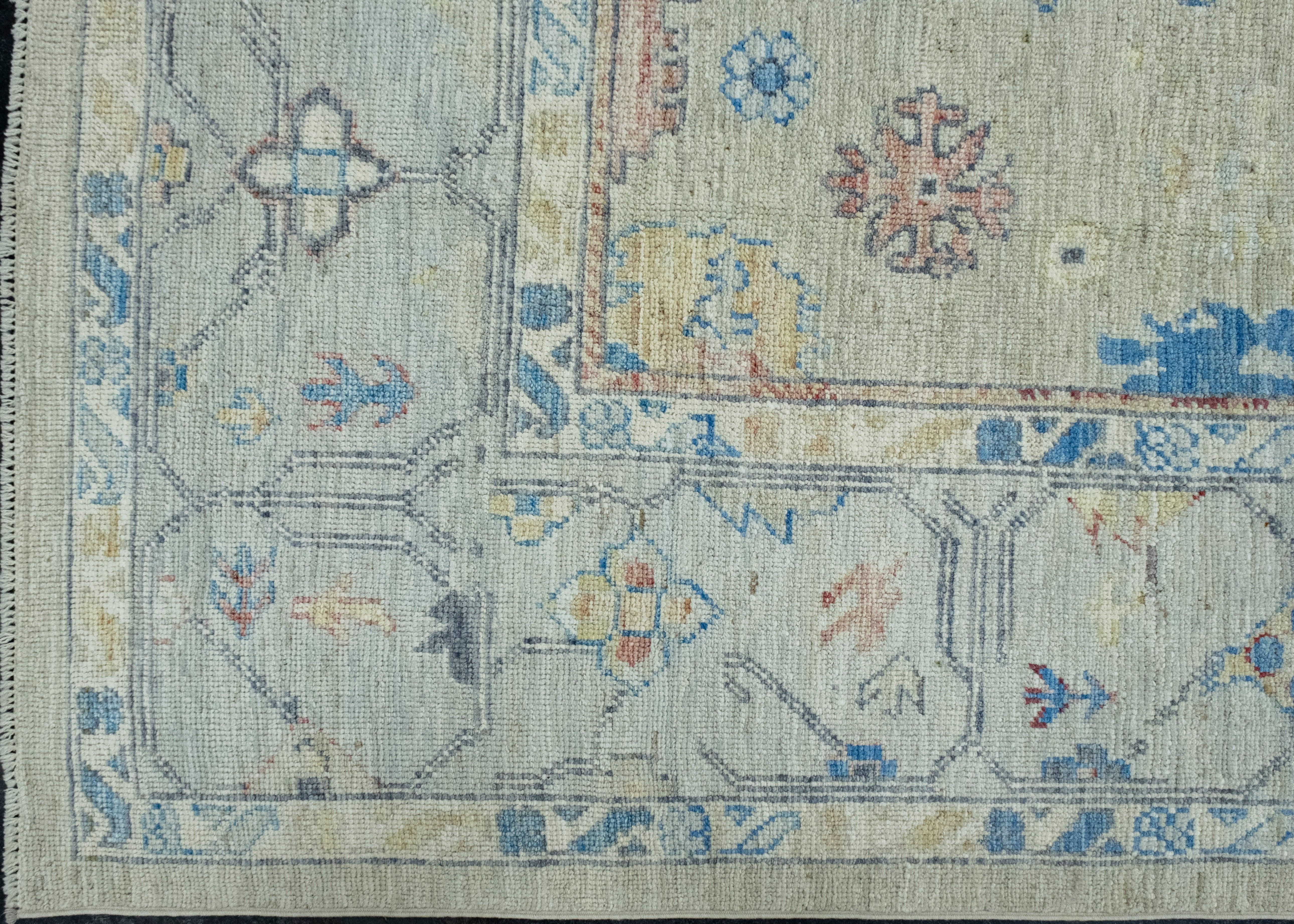 Handgewebter Oushak-Teppich 8' x 12'6
