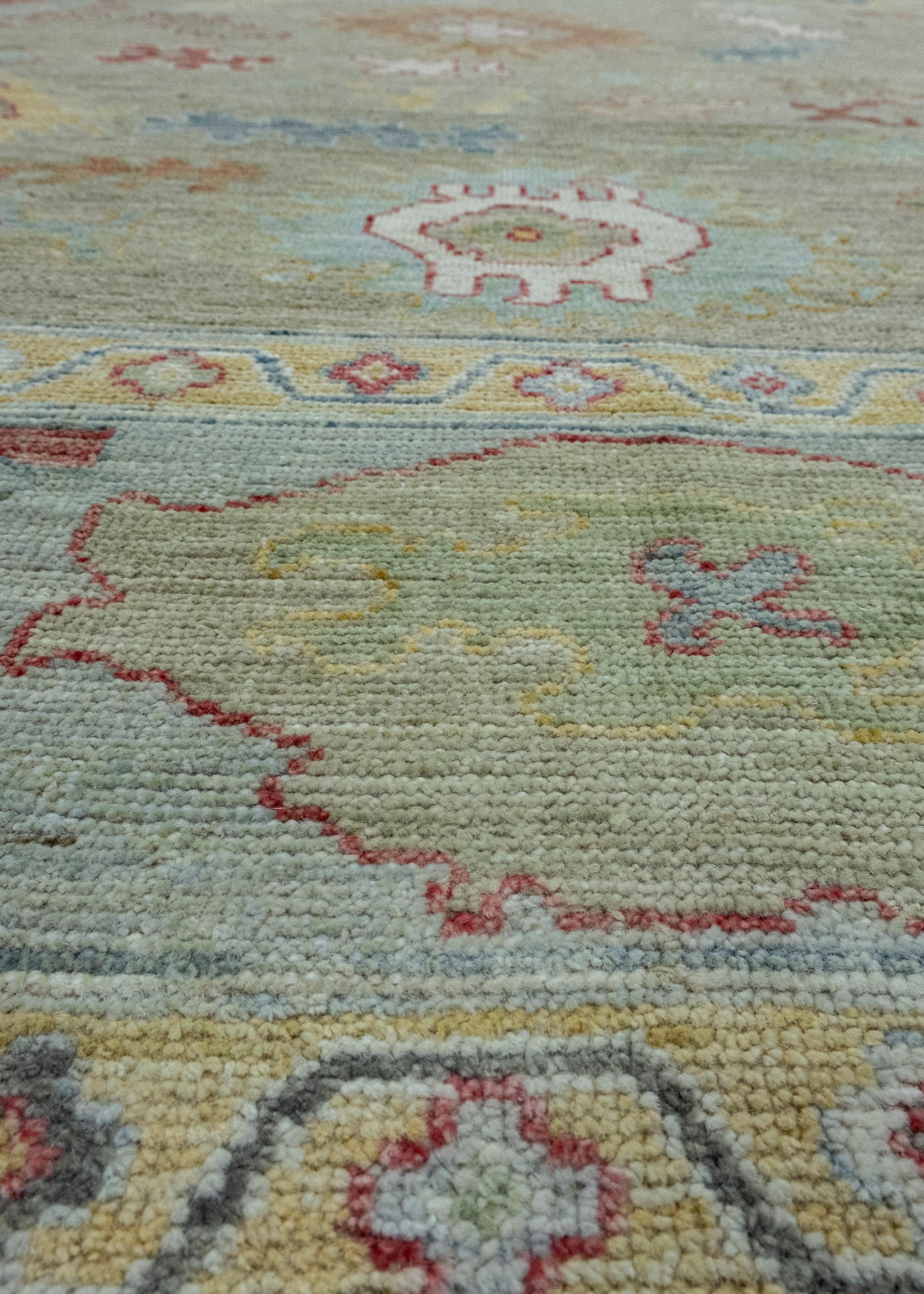 Handwoven Oushak Rug 8'2