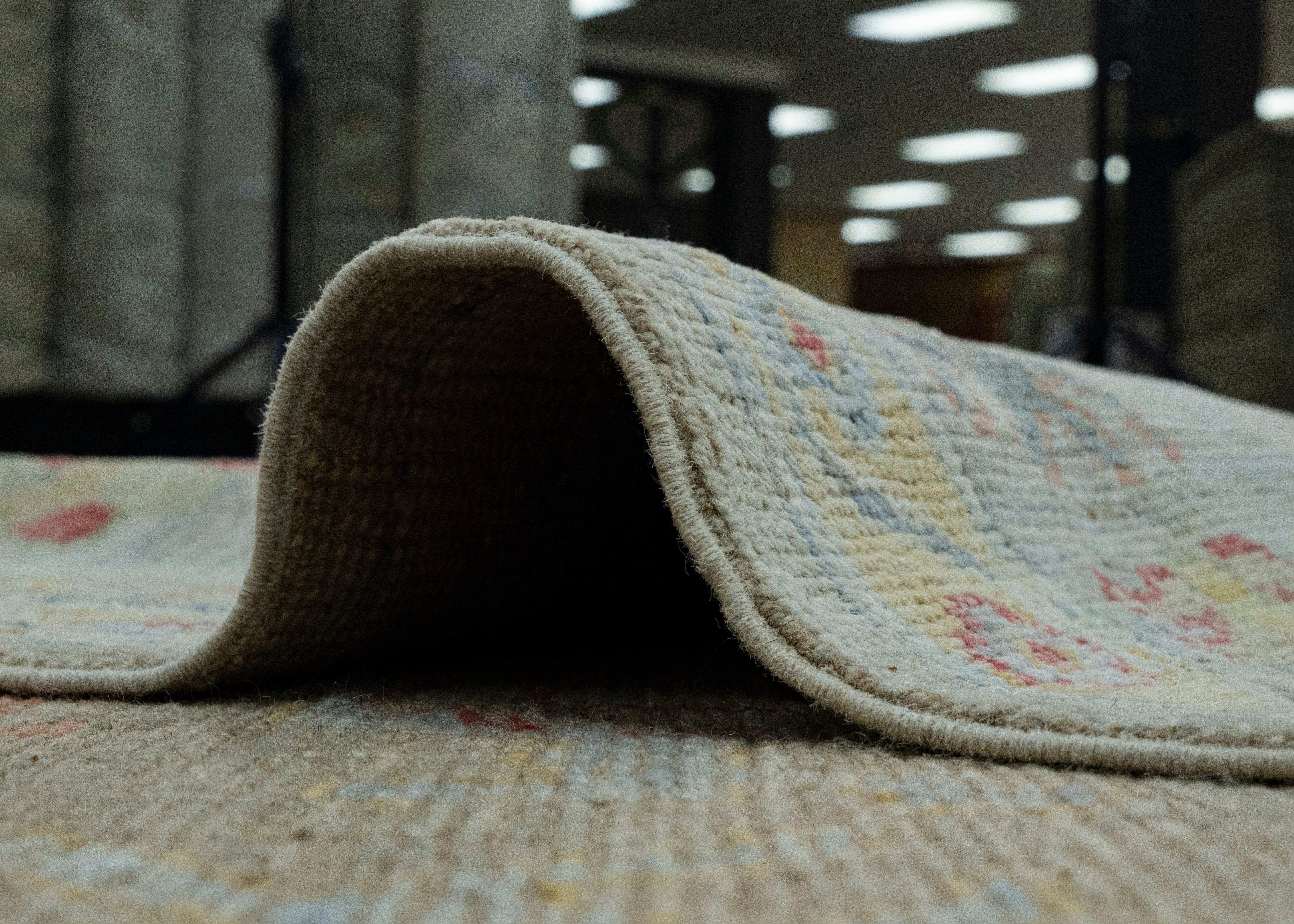 Handwoven Oushak Rug 8'2