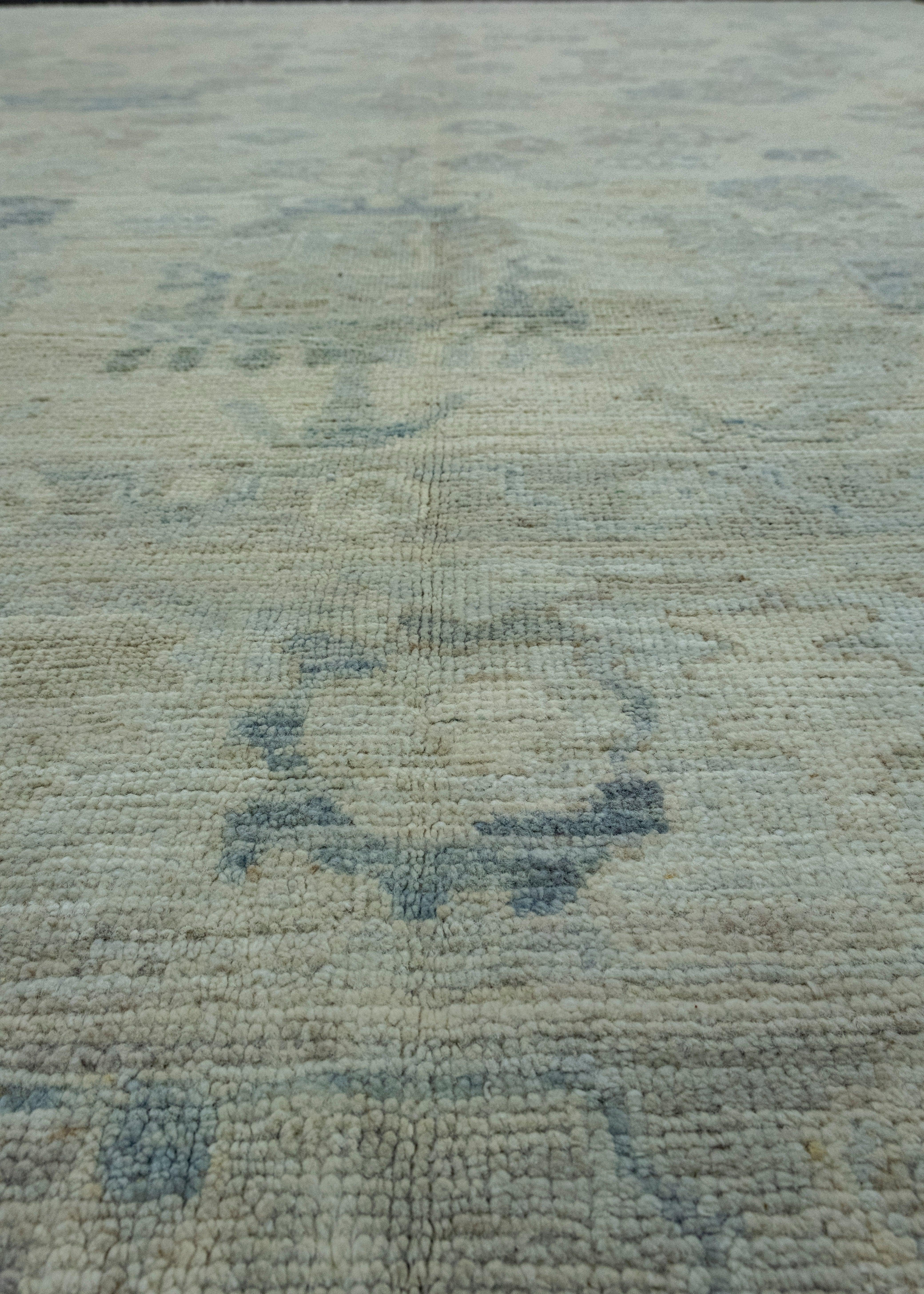 Handwoven Oushak Rug 8'2