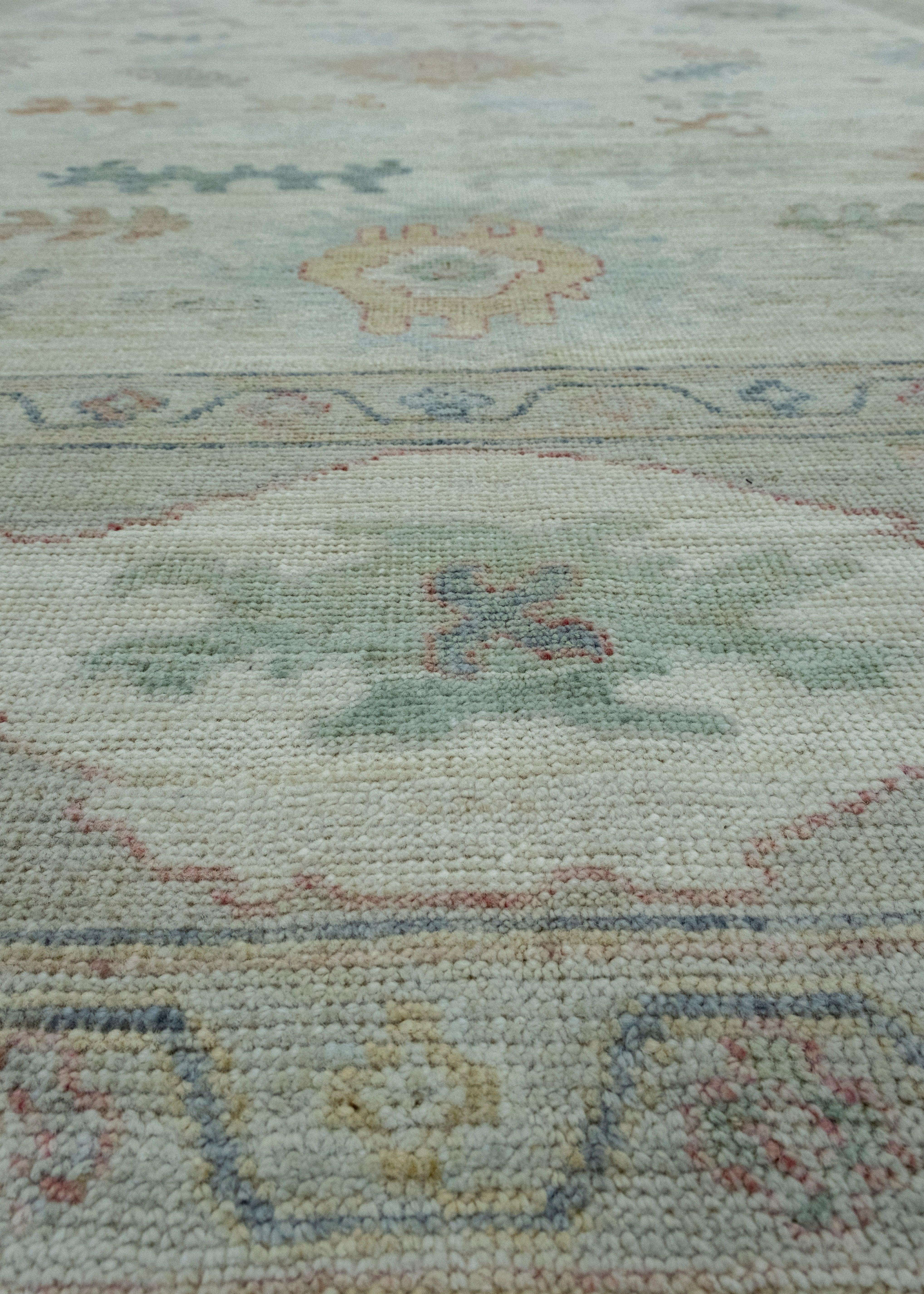 Handwoven Oushak Rug 8'3