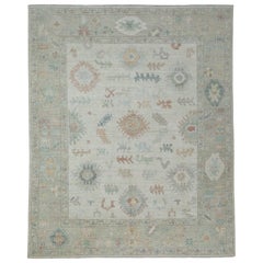 Handgewebter Oushak-Teppich 8'3" x 10'2" #17426