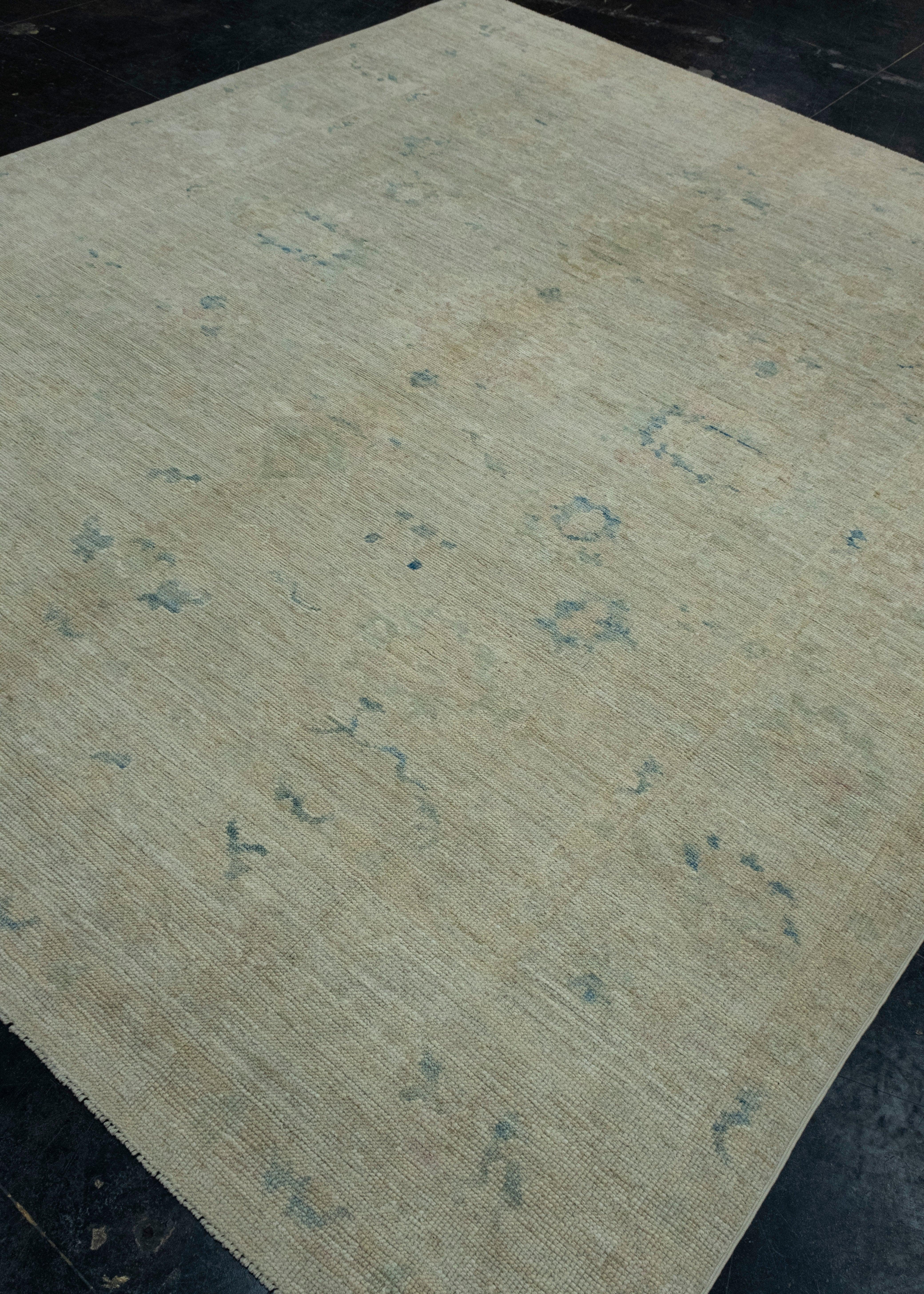 Turkish Handwoven Oushak Rug 8'3