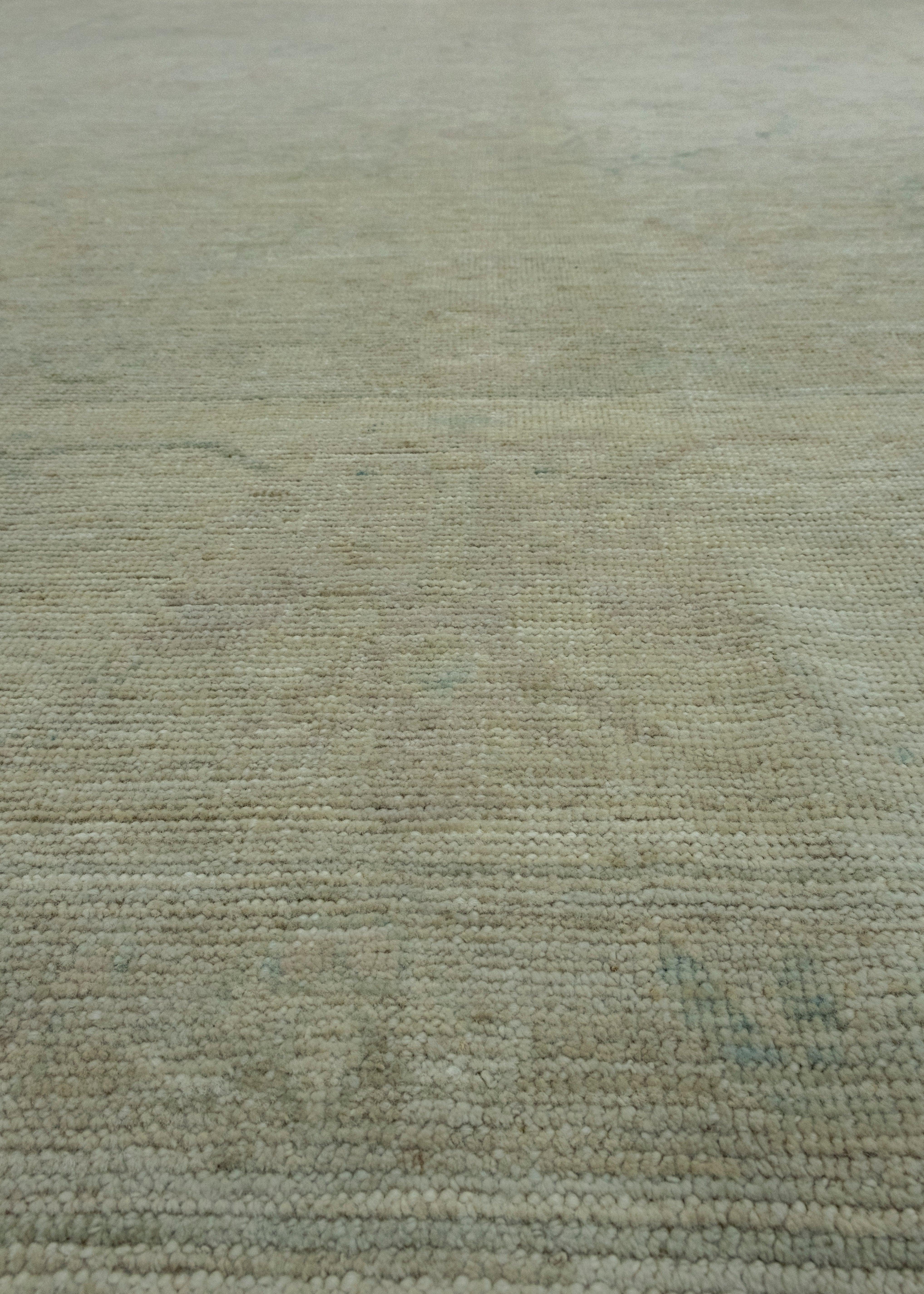 Handwoven Oushak Rug 8'6