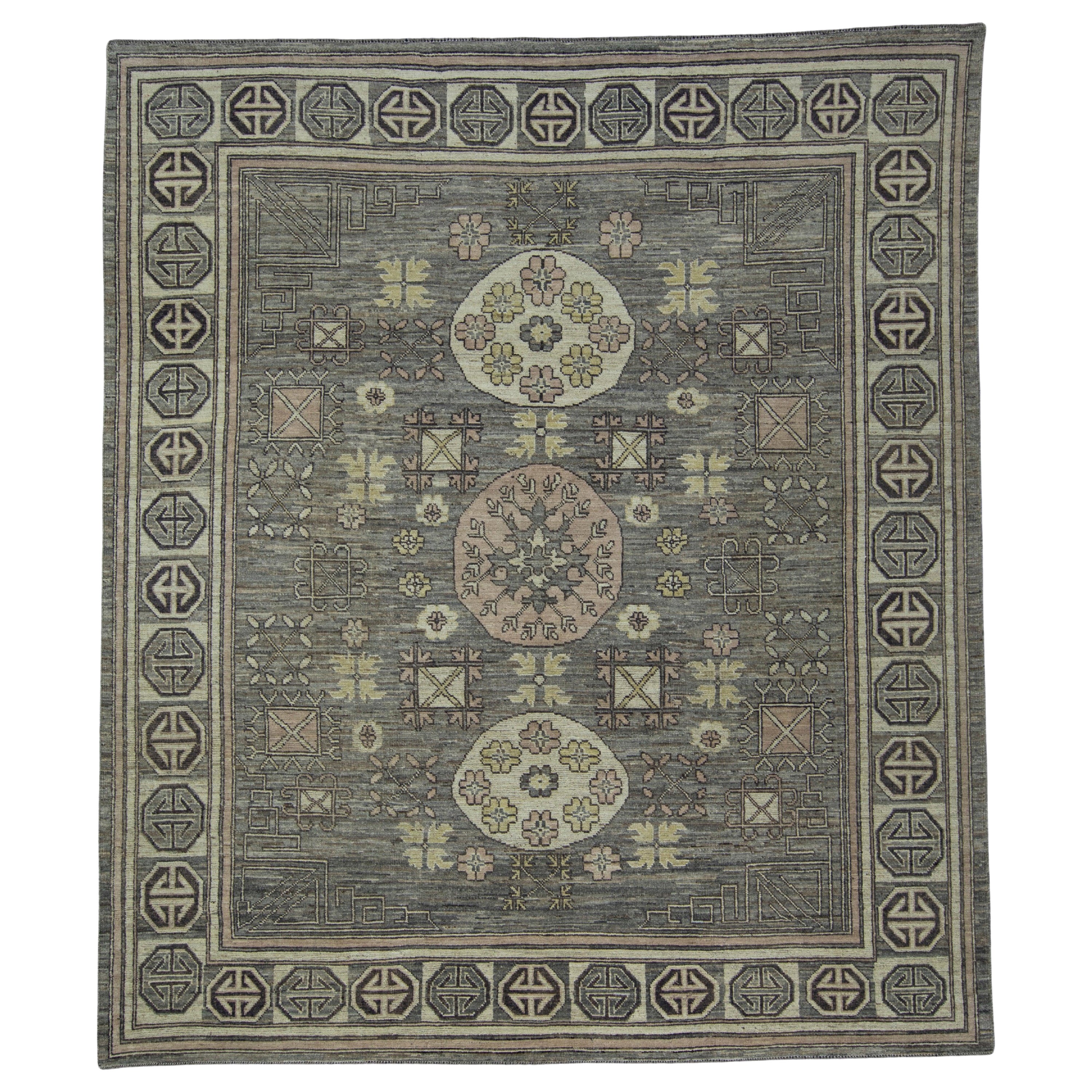 Tappeto Oushak tessuto a mano 8'9" x 10'2" #17502