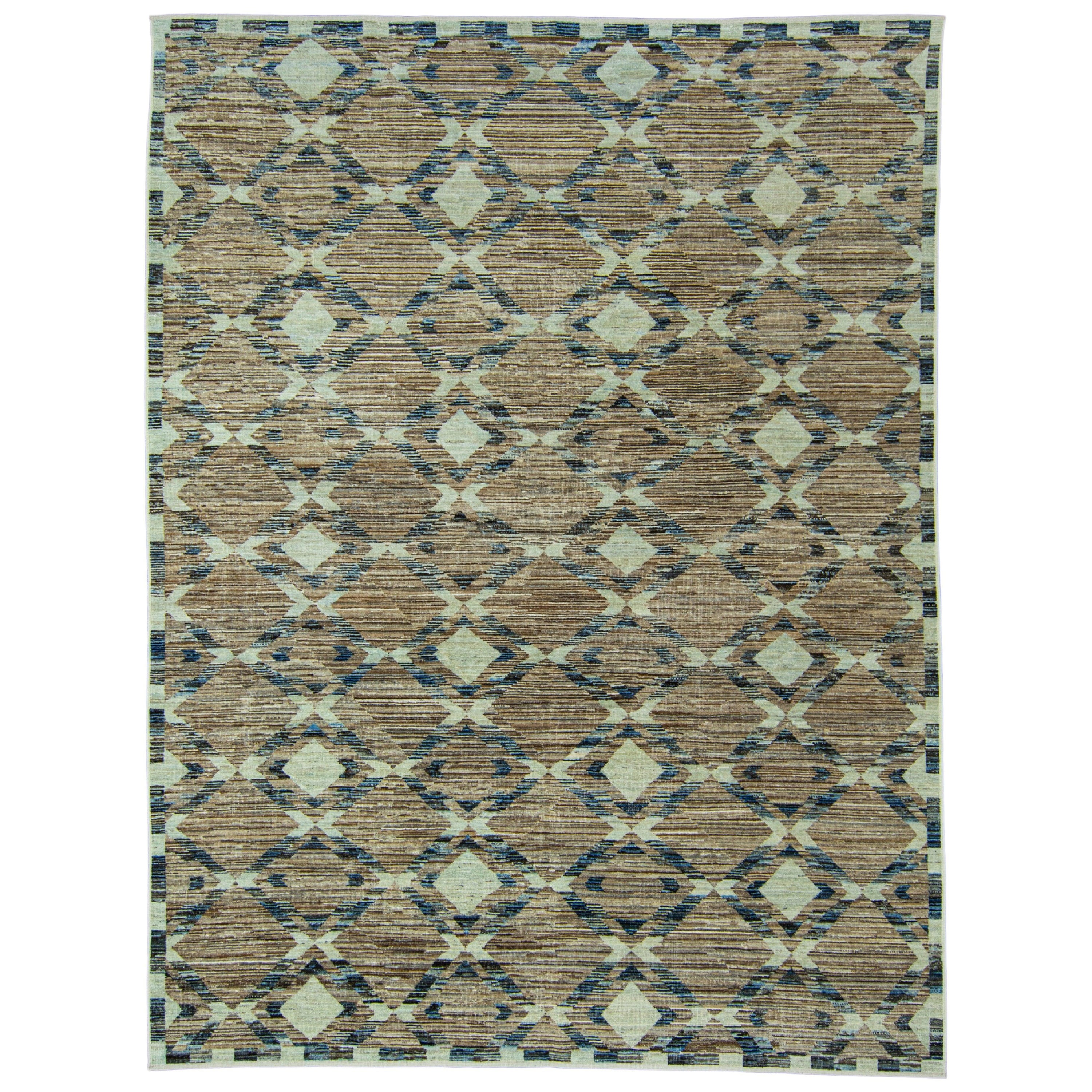 Handgewebter Oushak-Teppich 9' x 11'10" #17909