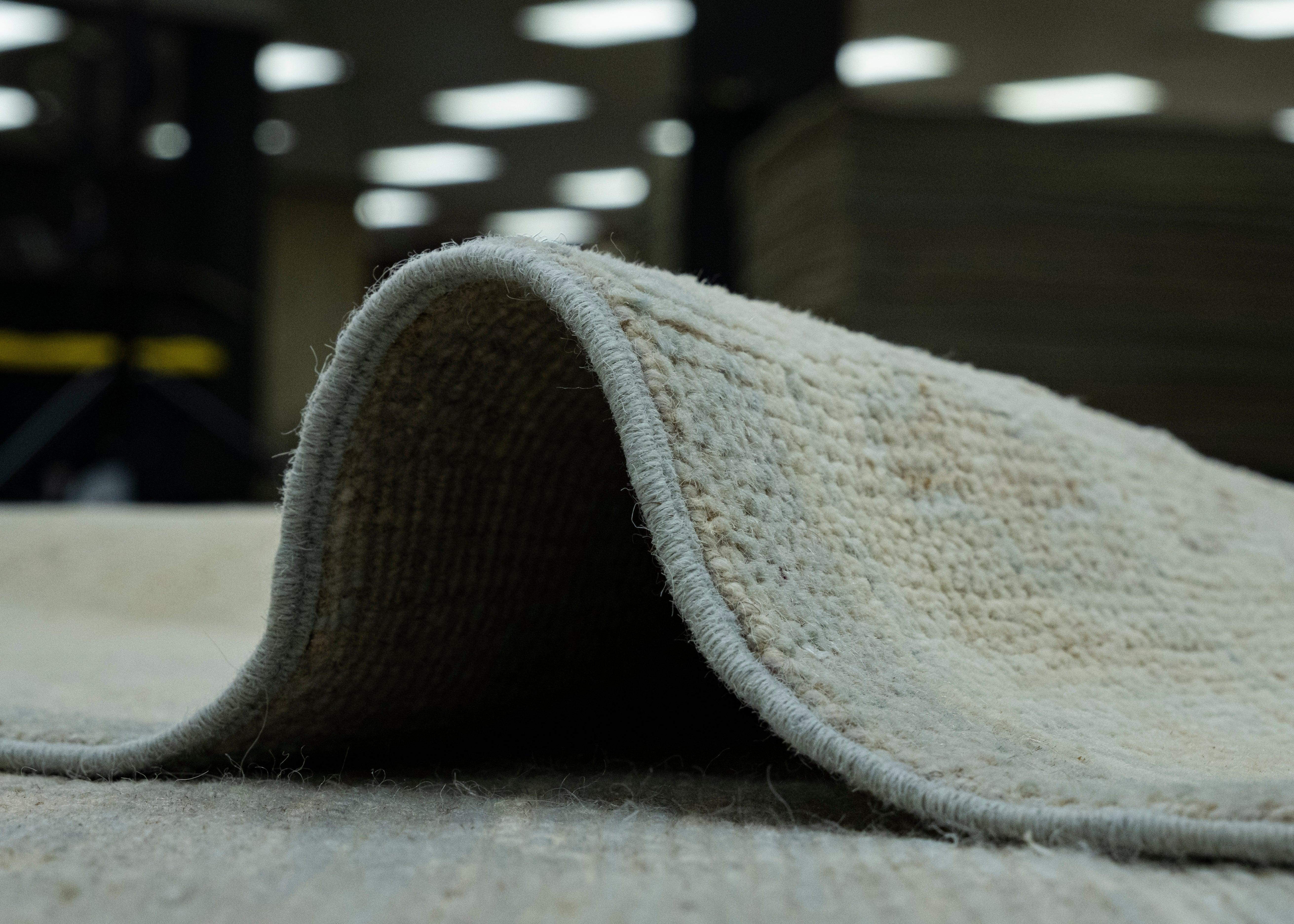 Wool Handwoven Oushak Rug 9'11
