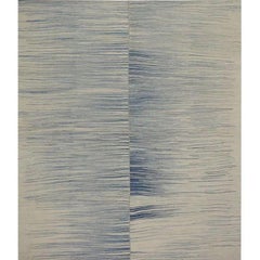 Handwoven Persian Kilim Rug, Scandinavian Style Flatweave Wool Carpet, 5'5"x6'2"