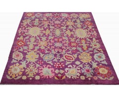 Handwoven Persian Sultanabad Recreation Rug
