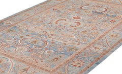Handwoven Persian Ziegler Sultanabad Rug, Wool, Natural Dyes, 10'4\" x 14'0\"