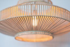 Handwoven Rattan Medium George Light Screen, Mexico City, León León Design