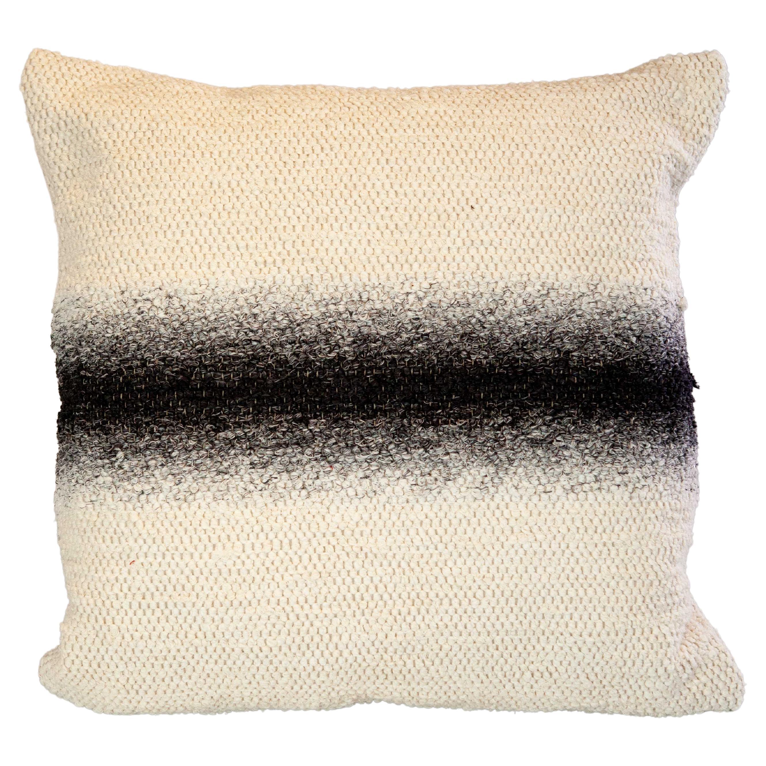 Picture of Handwoven Recycled Cotton Yellow Square Throw Pillow, in Stock For Sale ...