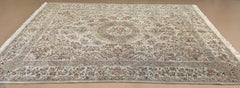 Handwoven Rug in the Style of Persian Kashan, circa 1990