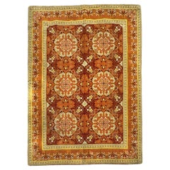 Vintage Handwoven Rug – “Terraço” by Casa Caiada, 1973 – Arraiolos Tradition