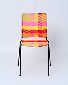 Handwoven set of 6 stackable chairs at Studio ALM