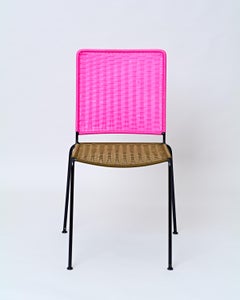 Handwoven set of 6 stackable chairs at Studio ALM