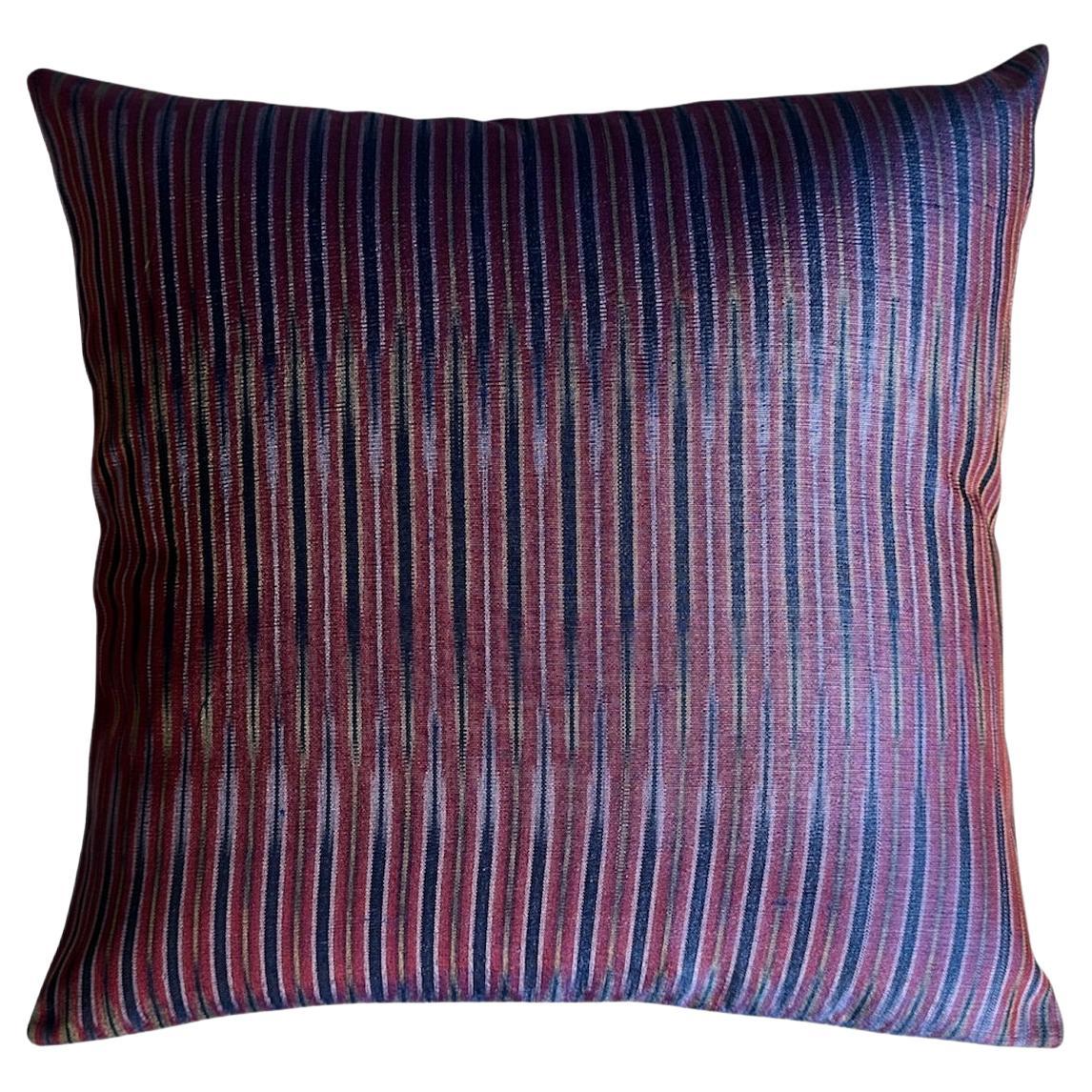 Handwoven Silk Ikat Motif Cushion