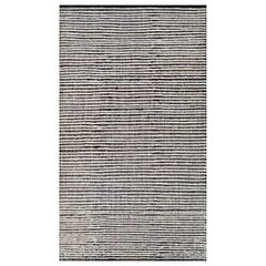 Tappeto Deco turco a righe tessuto a mano