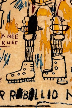 Handwoven tapestry inspired by Jean-Michel Basquiat. 2026