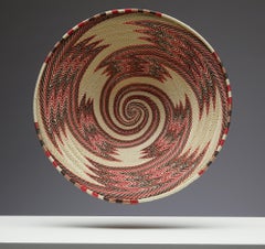 Handwoven Telephone Wire Accent, Bordeaux