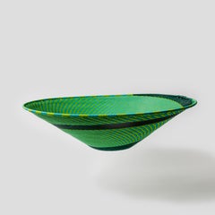 Handwoven Telephone Wire Accent, Emerald