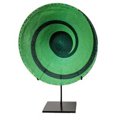 Handwoven Telephone Wire Accent, Emerald