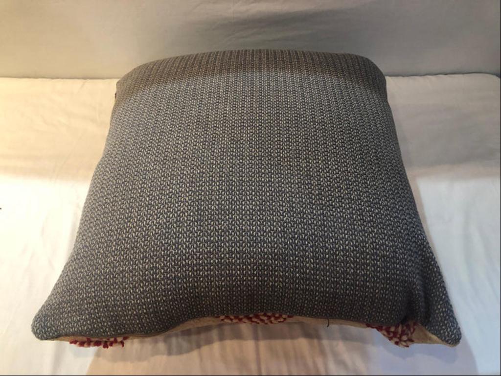  Kilim Wool Cushion or Pillow, a Pair 3