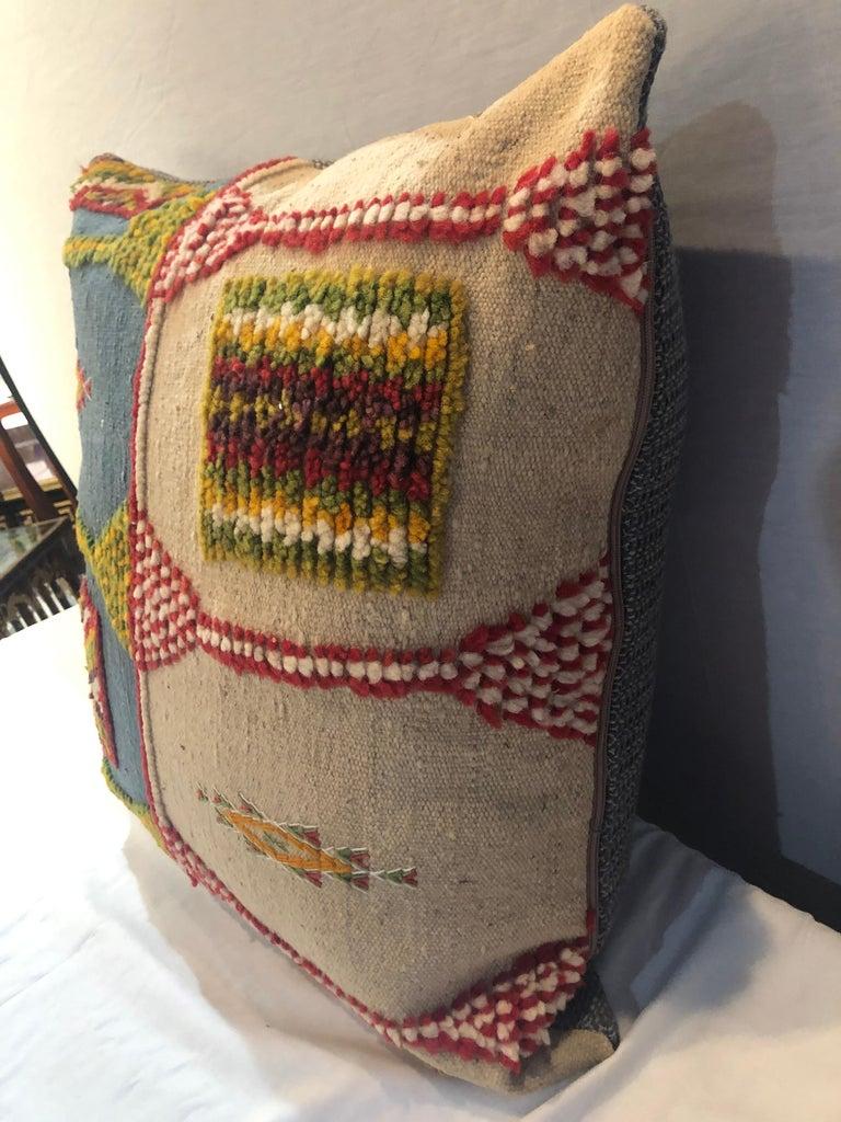  Kilim Wool Cushion or Pillow, a Pair 4