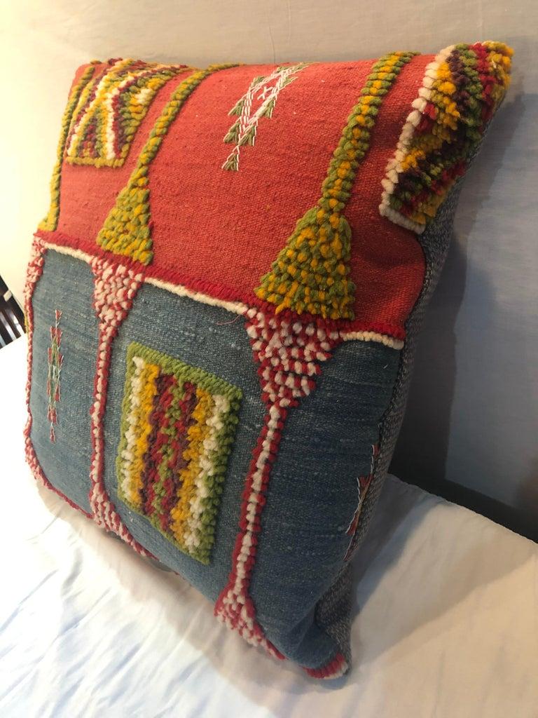  Kilim Wool Cushion or Pillow, a Pair 5