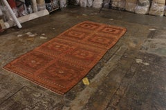 Handwoven Vintage Kilim Rug in Brown Tribal Geometric Pattern by Rug & Kilim