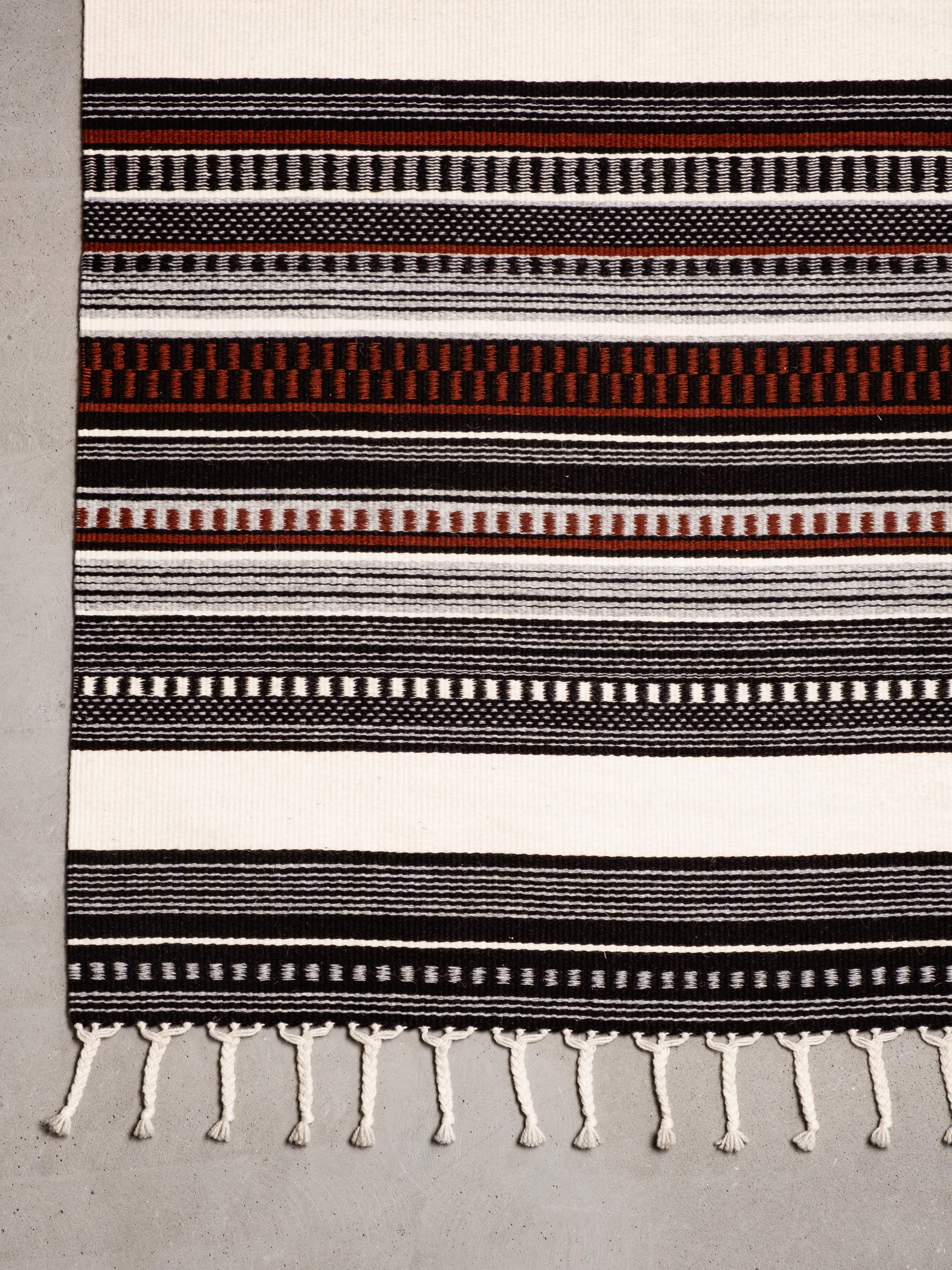Scandinave moderne Textile d'art mural tissé à la main par Elsa Montell-Saanio pour Lapin Raanu, Finlande, années 1970 en vente