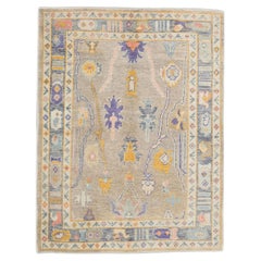 Handwoven Wool  Carpet Turkish Oushak Rug 5'8" x 7'8" #4605